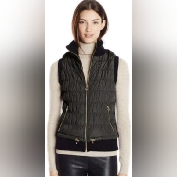 Calvin Klein Performance Jackets & Blazers - Calvin Klein Women's Performance Quilted Vest Black w/Smart Phone Pocket Size L